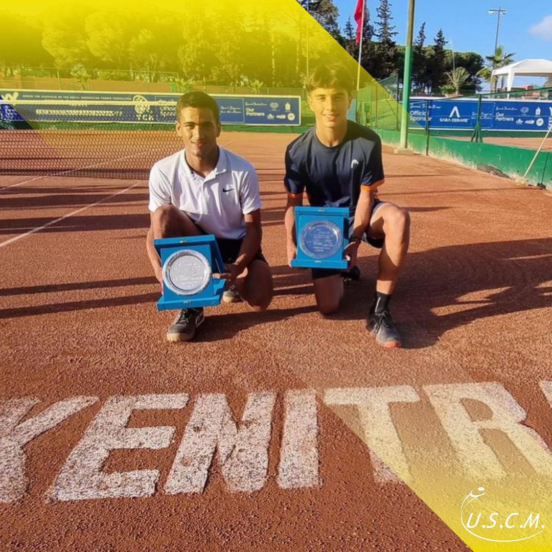 Sami Hayes vainqueur en double avec son partenaire Adam Bouyacoub au tournoi J30 Kenitra